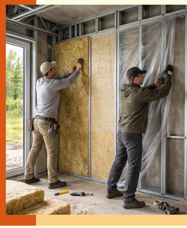 Утепление дома из ЛСТК в Нововоронеже с гарантией качества и эффективности