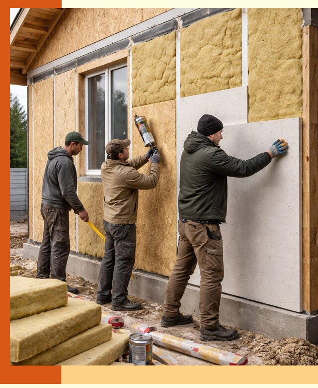 Профессиональное утепление дома из SIP-панелей в Нововоронеже