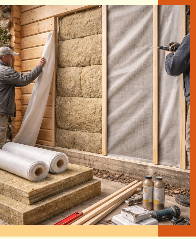 Утепление дома из минибруса в Нововоронеже от 4554 руб/м2 — заказать профессионально | ТепломастерНвв