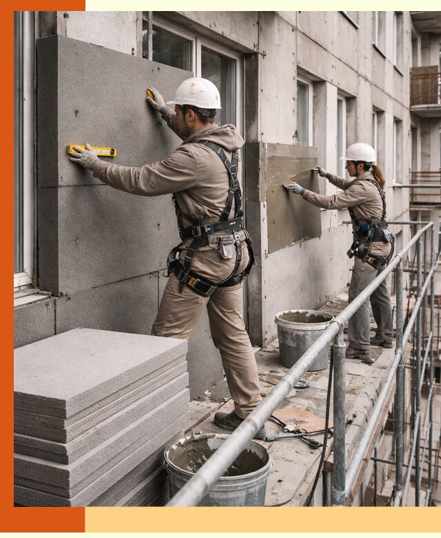 Утепление квартиры снаружи под ключ в Нововоронеже