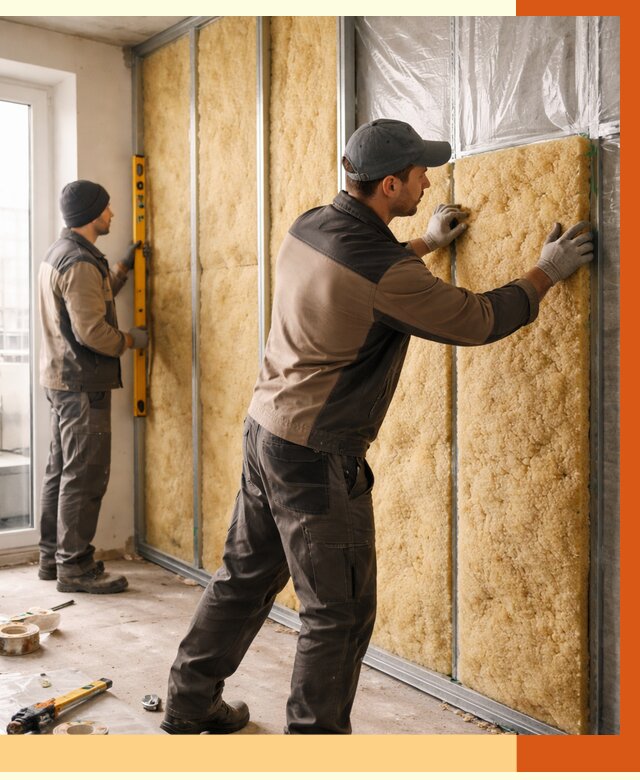 Утепление квартиры изнутри в Нововоронеже от 4402 руб. за м2 | Проф. работы ТепломастерНвв