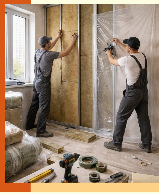 Утепление квартиры изнутри профессионально в Нововоронеже