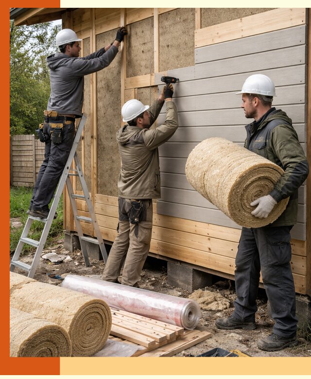 Утепление бани снаружи в Нововоронеже профессионально и надежно