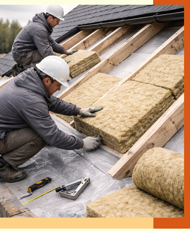 Утепление крыши в Нововоронеже от 1872 руб./м2 — комплексное утепление кровли | ТепломастерНвв