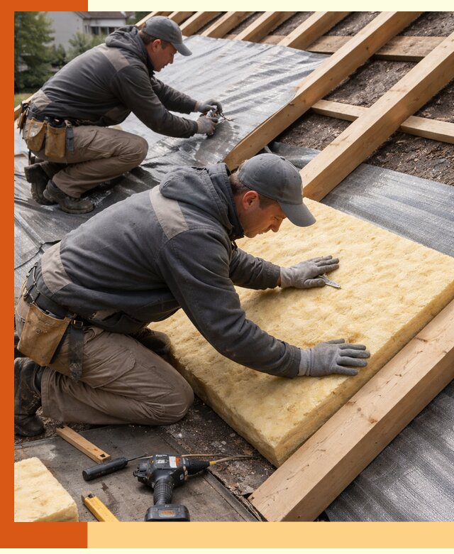 Профессиональное утепление крыши в Нововоронеже качественно и надежно