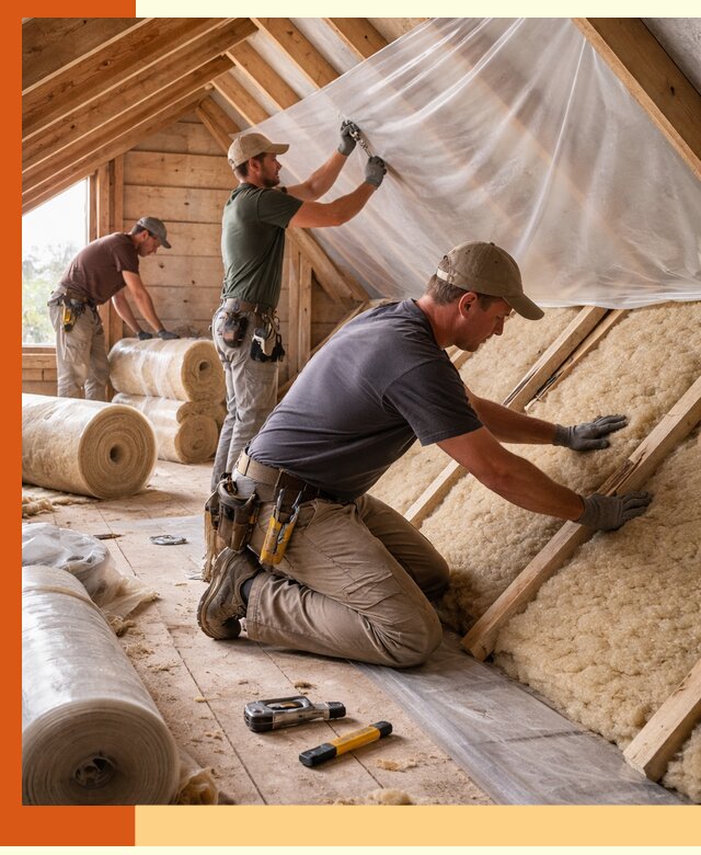 Утепление крыши изнутри в Нововоронеже: профессионально и надежно