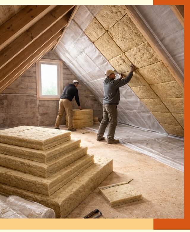 Утепление мансарды в Нововоронеже от 2530 руб/м2 — комплексно и под ключ | ТепломастерНвв