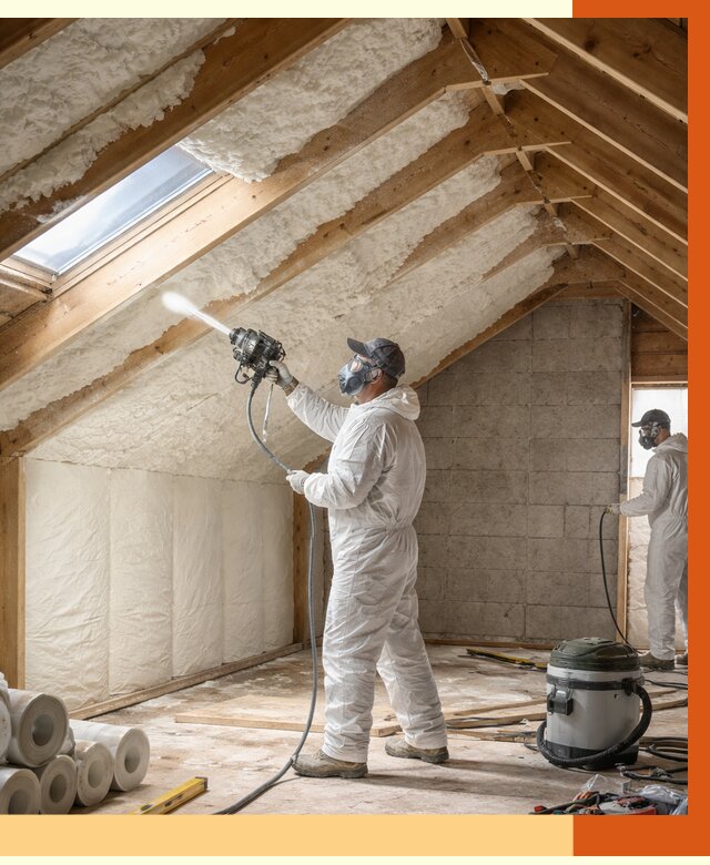 Утепление мансарды ППУ в Нововоронеже от 2783 руб./м² — заказать под ключ | ТепломастерНвв