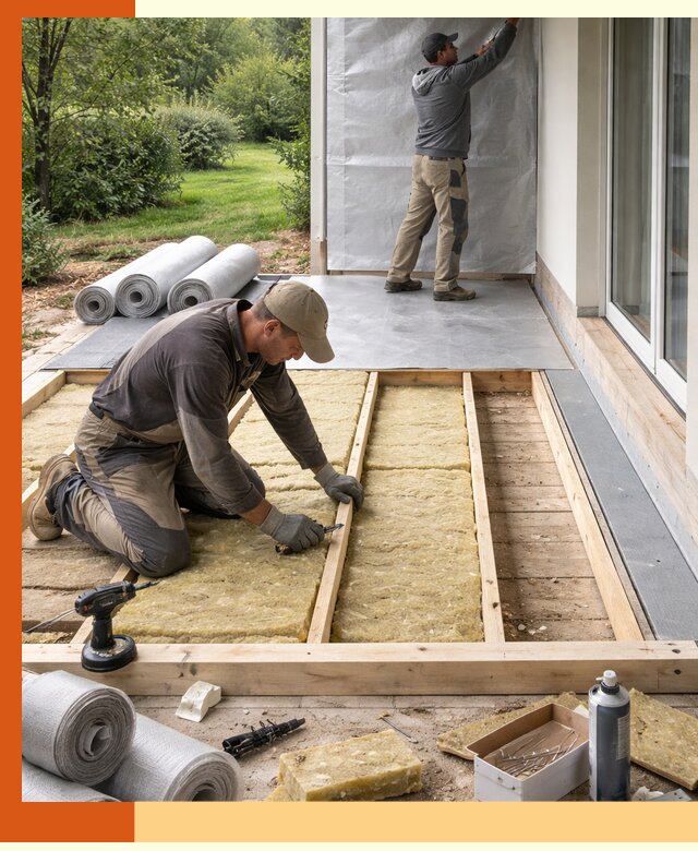 Утепление террасы в Нововоронеже — тепло и защита круглогодично