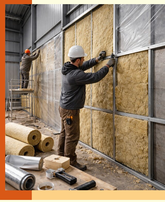 Утепление ангара в Нововоронеже — профессиональная теплоизоляция помещений