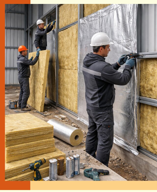 Утепление металлического ангара профессионально в Нововоронеже