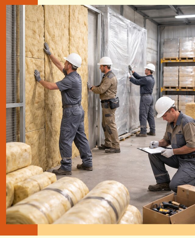 Утепление склада готовой продукции в Нововоронеже качественно и быстро