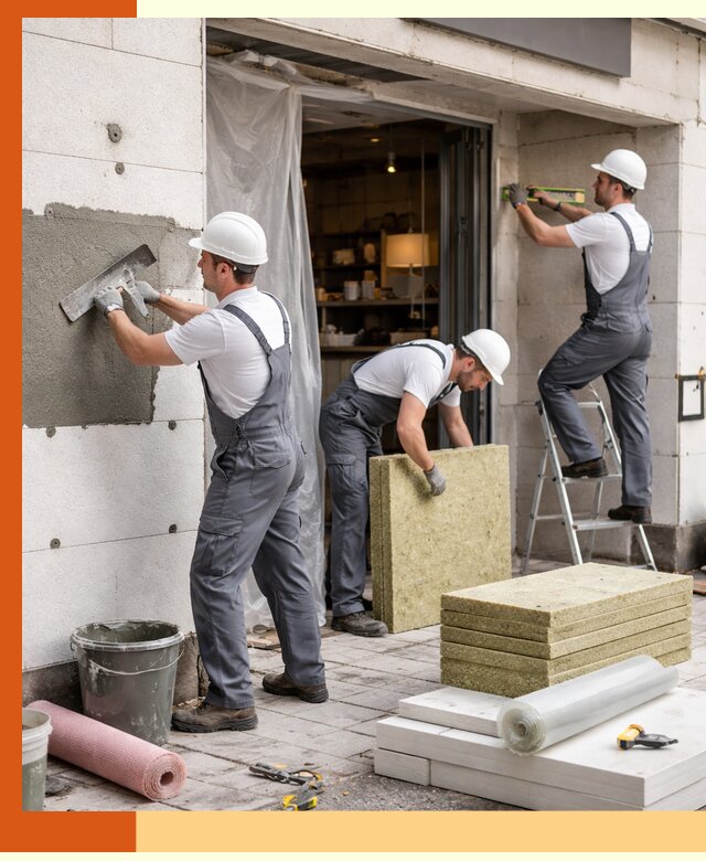 Утепление кафе в Нововоронеже: профессиональная теплоизоляция и монтаж