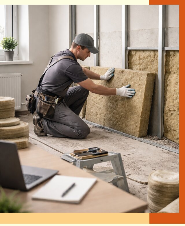 Утепление офиса в Нововоронеже от 4554 руб/м2 — комплексное утепление офиса под ключ | ТепломастерНвв