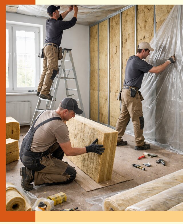 Утепление офисных помещений под ключ в Нововоронеже