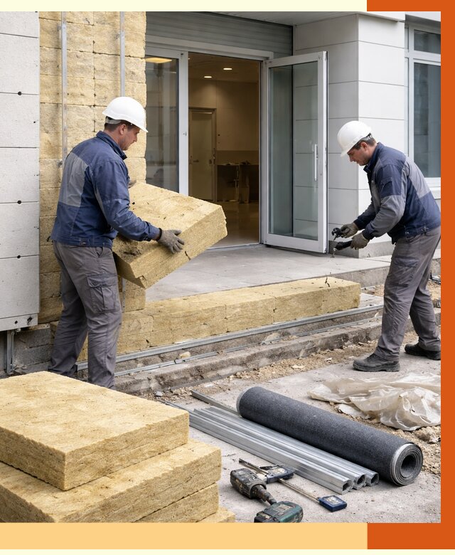 Утепление медицинского центра в Нововоронеже под ключ от 12650 руб./м² | ТепломастерНвв