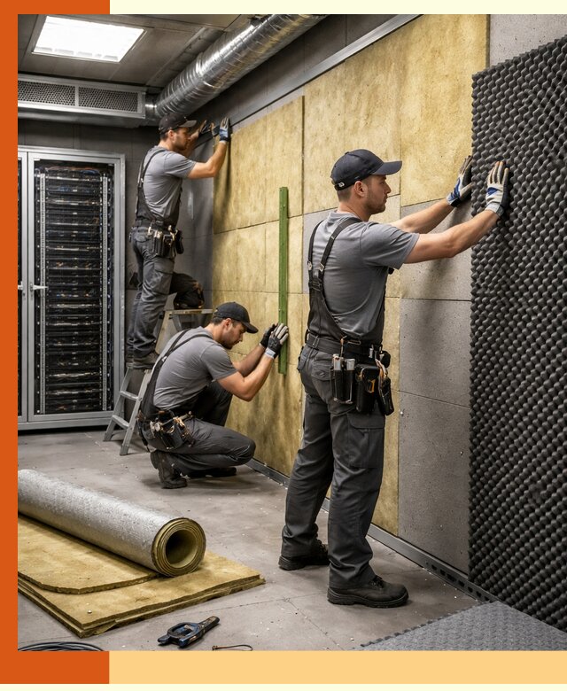 Утепление серверной комнаты профессионально в Нововоронеже