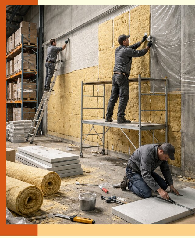 Утепление холодного склада под ключ в Нововоронеже