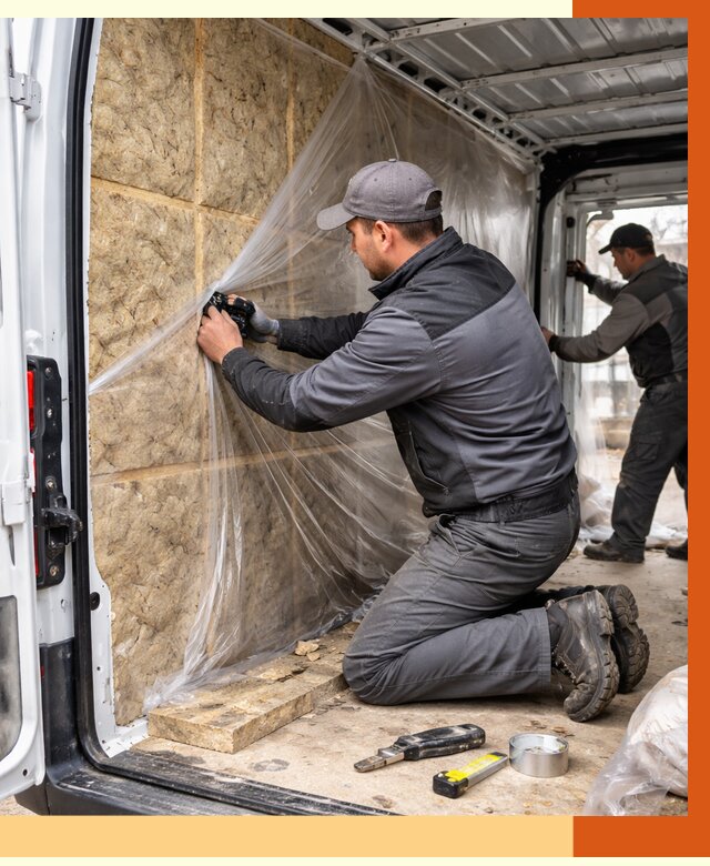 Утепление фургона в Нововоронеже от 16698 руб/м2 — утепление фургона ППУ и кузова | ТепломастерНвв