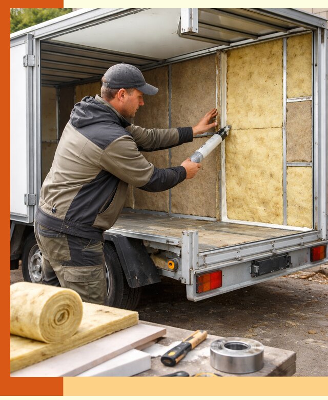 Профессиональное утепление прицепа в Нововоронеже для любых условий