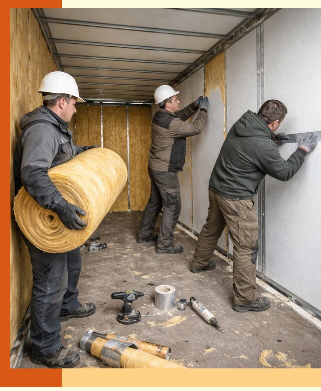 Утепление рефрижераторного контейнера в Нововоронеже профессионально и надежно