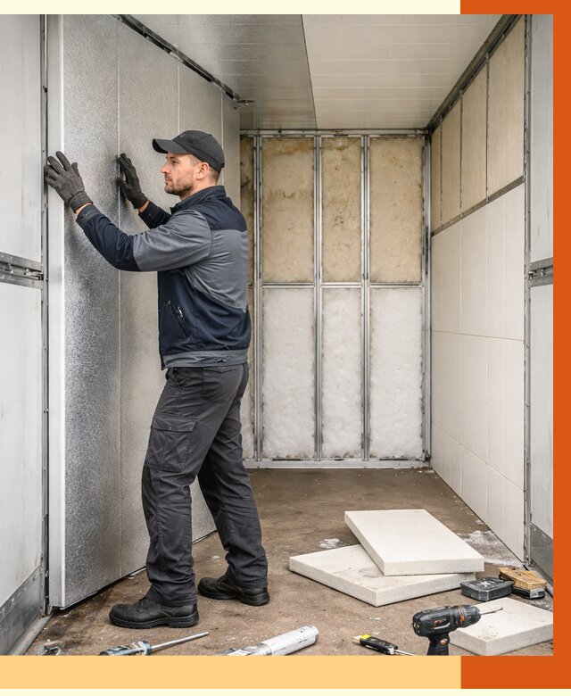 Утепление холодильного кузова в Нововоронеже от 13662 руб. под ключ | ТепломастерНвв