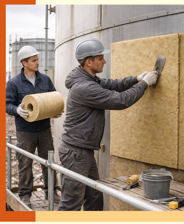 Профессиональное утепление резервуара и теплоизоляция в Нововоронеже