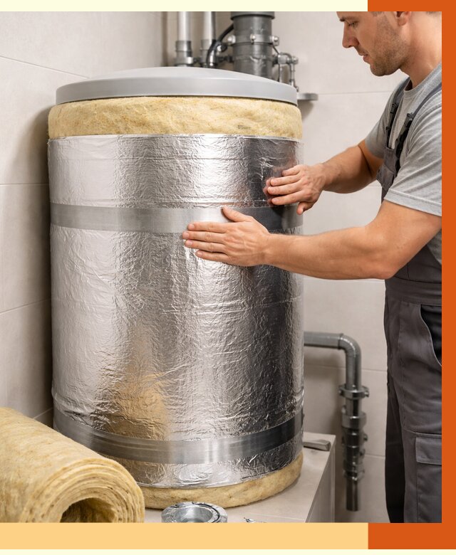 Утепление бойлера в Нововоронеже от 4554 руб. под ключ | Утепление ППУ | ТепломастерНвв