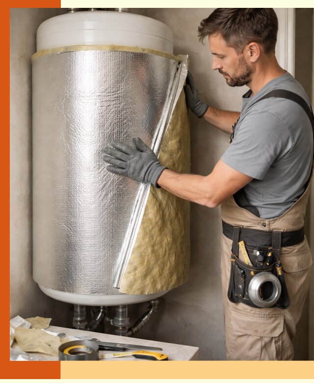 Утепление бойлера в Нововоронеже для снижения теплопотерь и экономии энергии