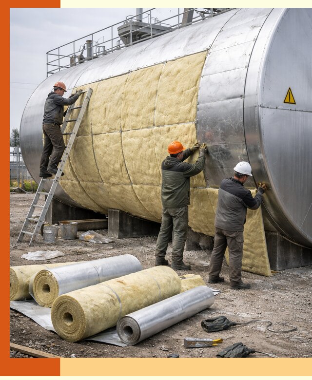 Утепление резервуаров с топливом в Нововоронеже надежно и экономично