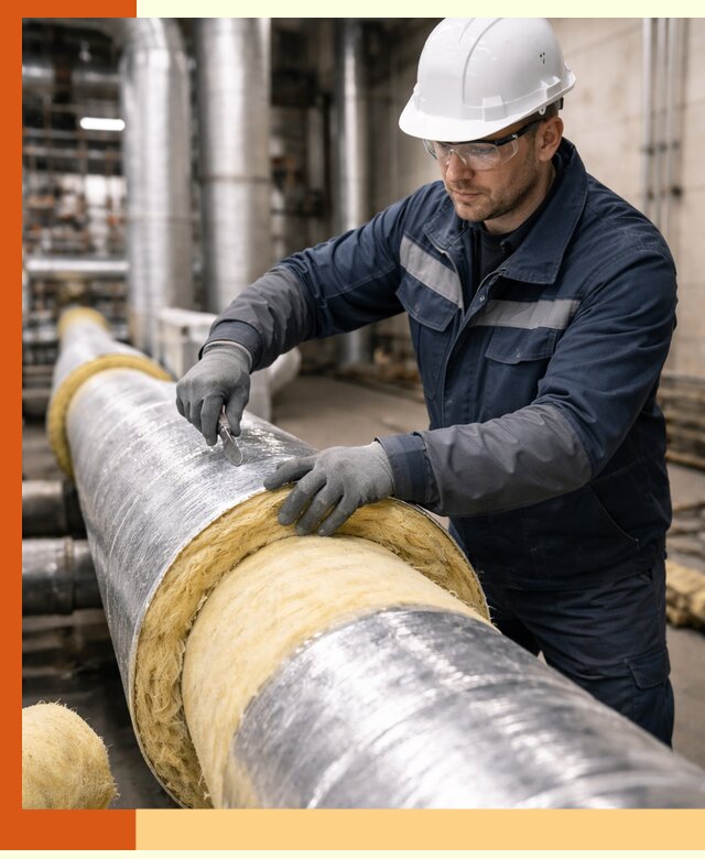 Утепление технологического оборудования и заводских установок в Нововоронеже