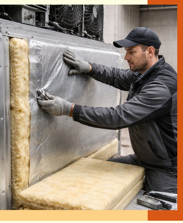 Утепление холодильного агрегата в Нововоронеже от 8602 руб. под ключ | ТепломастерНвв