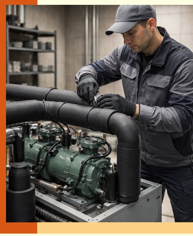 Утепление холодильного агрегата и теплоизоляция в Нововоронеже