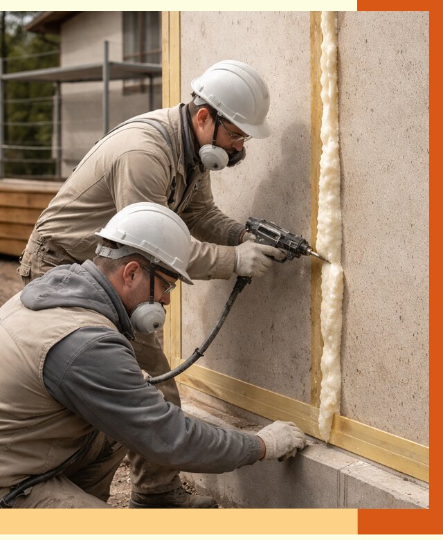 Утепление сип панелей ППУ в Нововоронеже от 4858 руб. под ключ | ТепломастерНвв