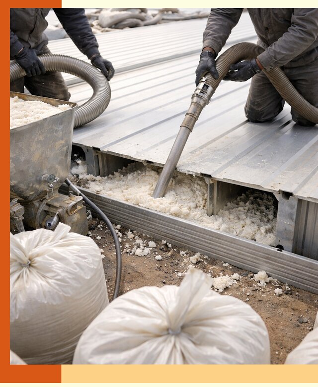 Заполнение пустот кровельных панелей пенными и мокрыми герметиками в Нововоронеже