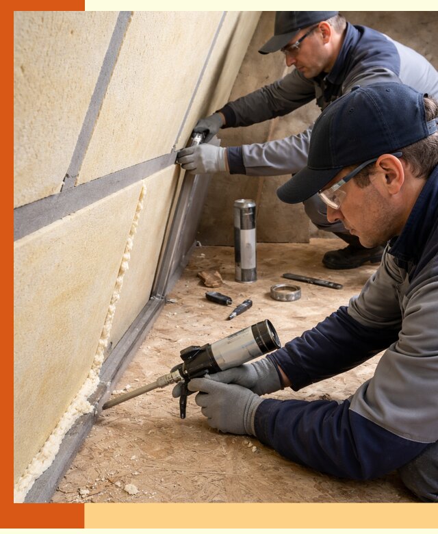 Герметизация стыков ППУ в Нововоронеже — надежное уплотнение швов