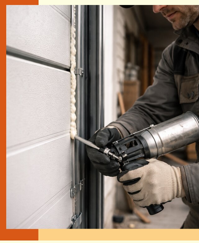 Заполнение пустот ворот в Нововоронеже профессионально и герметично