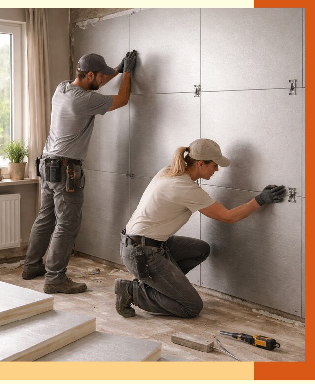 Утепление PIR панелями в Нововоронеже от 4250 руб. под ключ | ТепломастерНвв