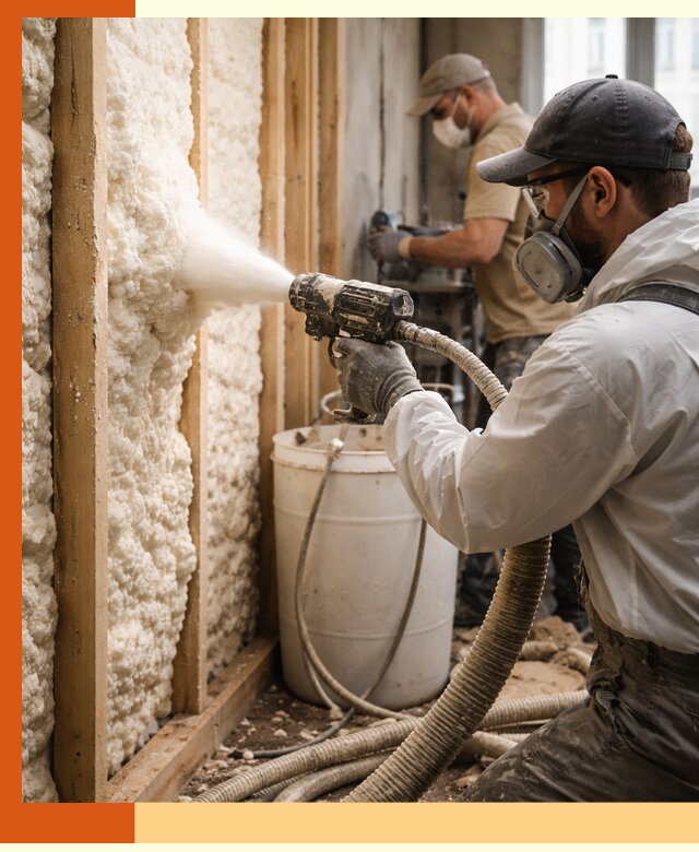 Утепление пеноизолом жилых и коммерческих объектов в Нововоронеже