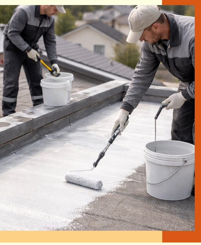 Утепление кровли жидкой теплоизоляцией в Нововоронеже от 2176 руб./м2 | ТепломастерНвв