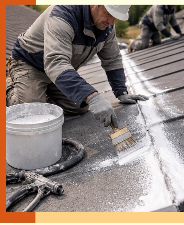 Утепление кровли жидкой теплоизоляцией в Нововоронеже