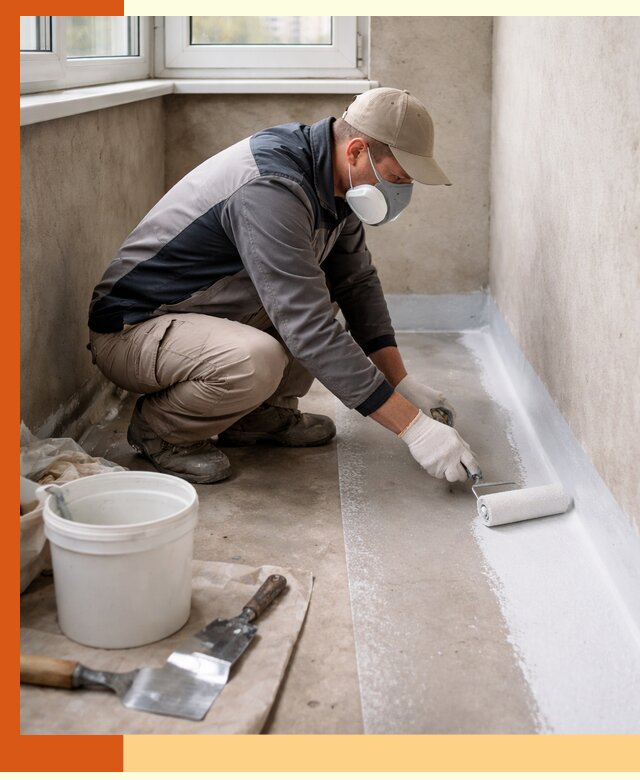 Утепление балкона жидкой теплоизоляцией в Нововоронеже