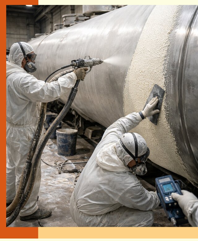 Утепление автоцистерн жидкой теплоизоляцией в Нововоронеже