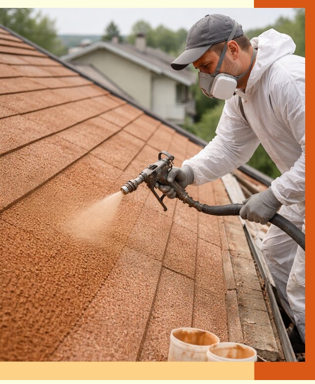 Утепление кровли жидкой пробкой в Нововоронеже от 2732 руб./м² под ключ | ТепломастерНвв