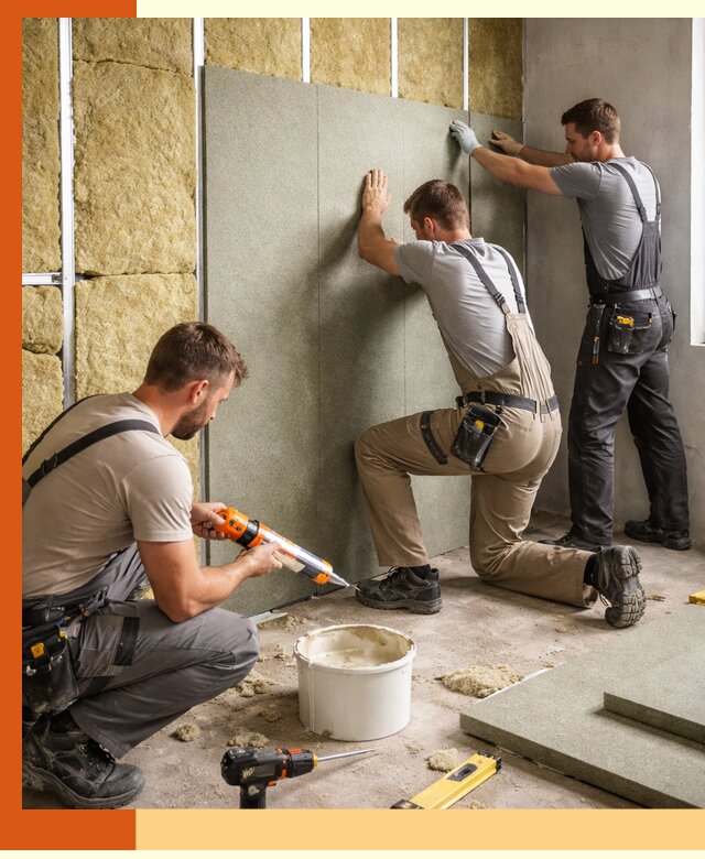 Профессиональная шумоизоляция стен в Нововоронеже для квартир и домов