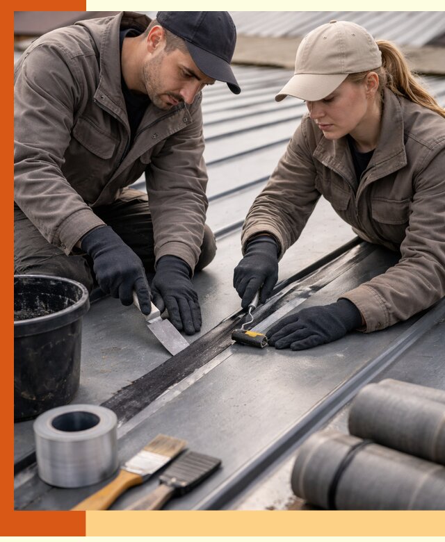 Гидроизоляция фальцевой кровли в Нововоронеже качественно и надежно