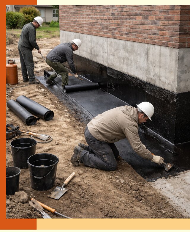 Гидроизоляция фундамента в Нововоронеже: надежная защита строений