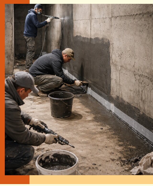 Гидроизоляция подвала в Нововоронеже — комплексная защита от влаги