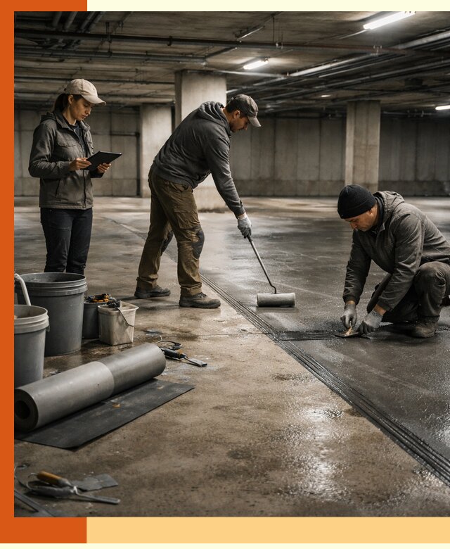 Гидроизоляция паркинга в Нововоронеже: качественная защита зданий