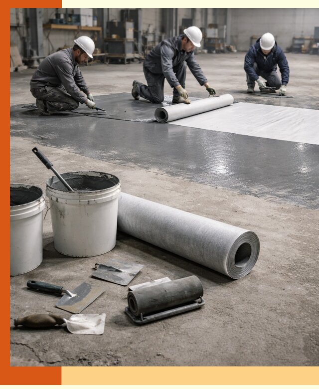 Гидроизоляция промышленного пола в Нововоронеже — защита и долговечность